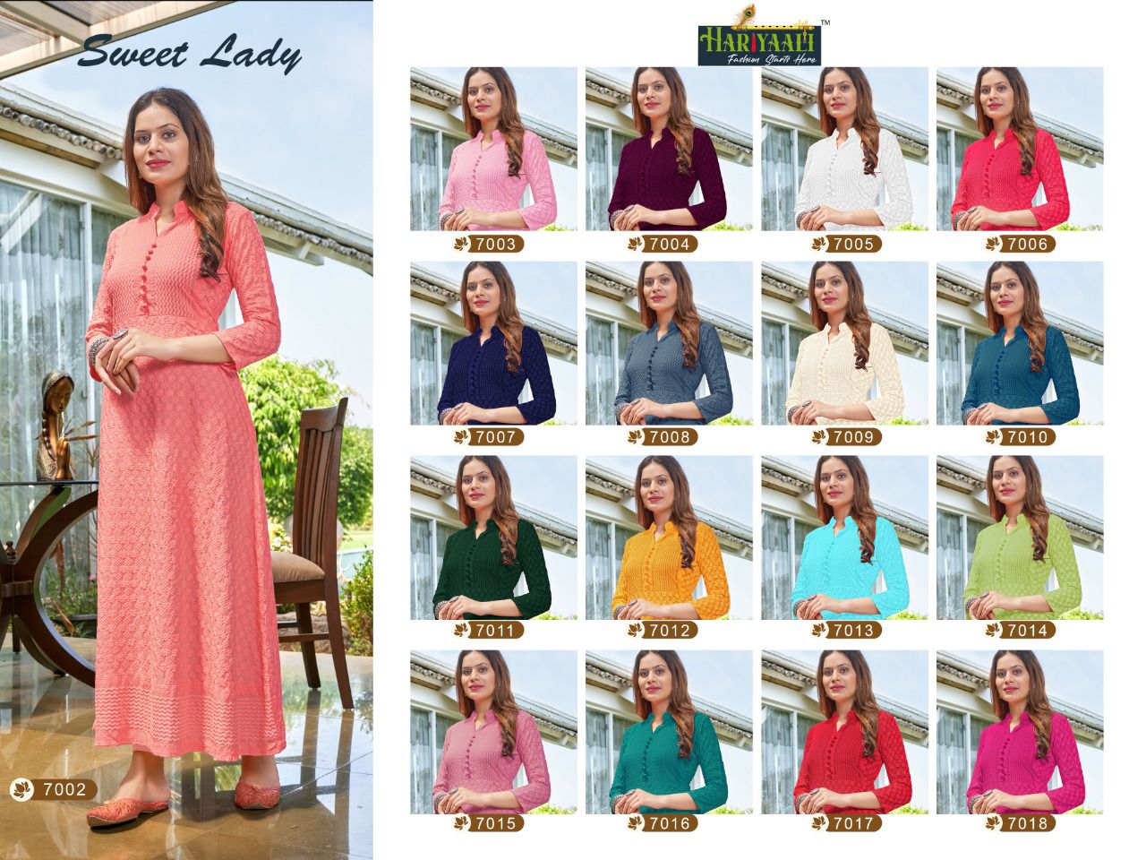 Sweet Lady Heavy Fancy Party Wear Rayon Long Kurti Collection